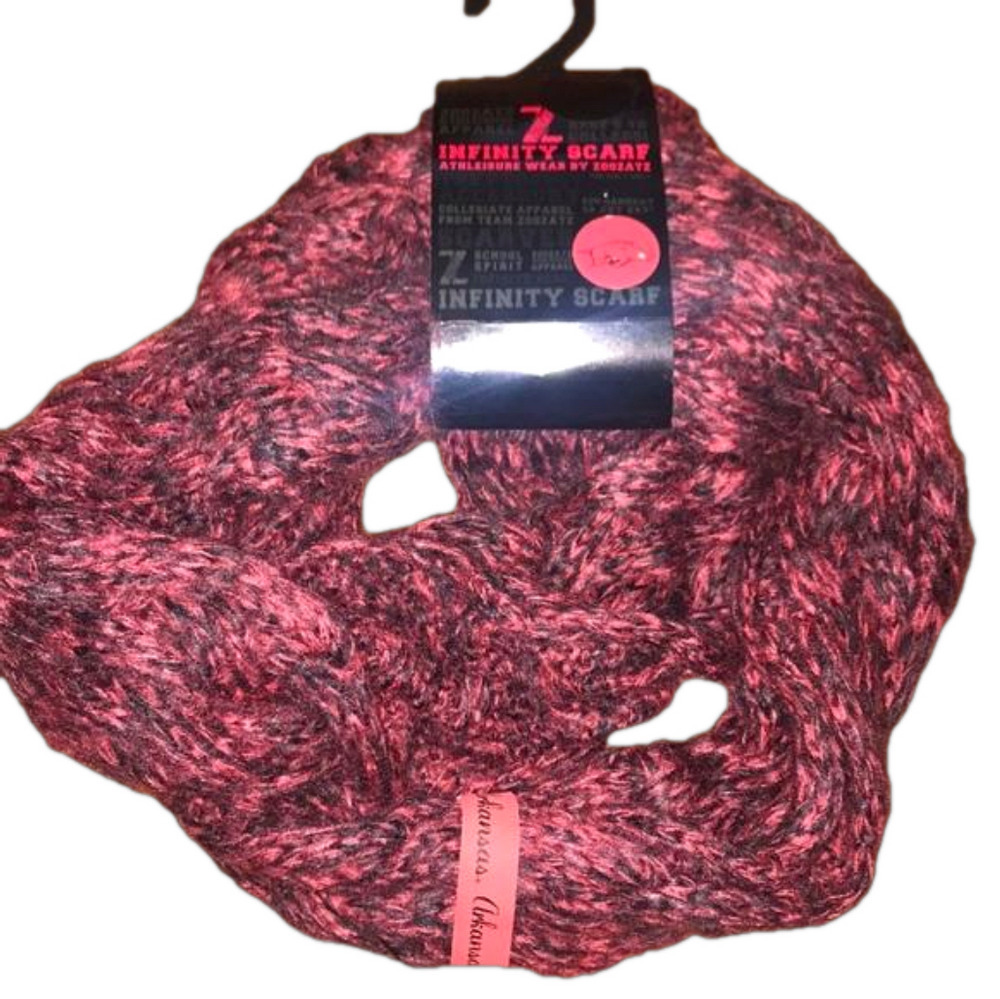 NWT Arkansas Razorbacks infinity scarf